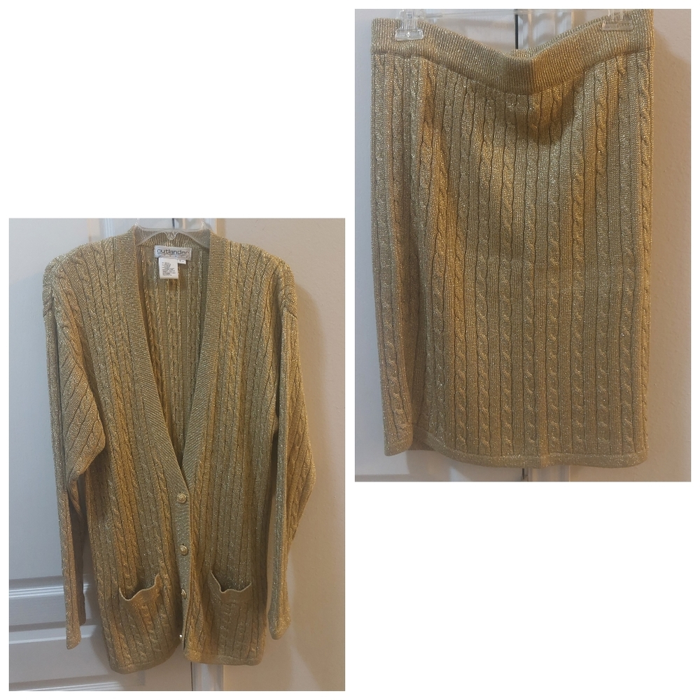 Outlander Studio Women's Vintage Two Pieces Skirt Set Size Large.